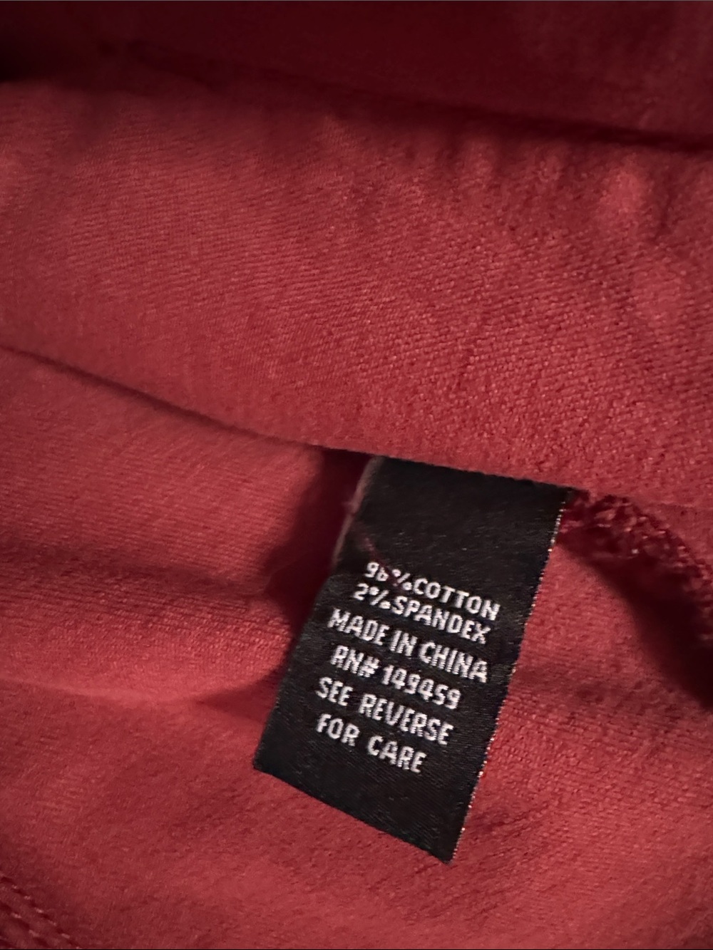 NEW Prosperity Jolene Women's Scarlet Jean Jacket - Button Front - Picture 6 of 8